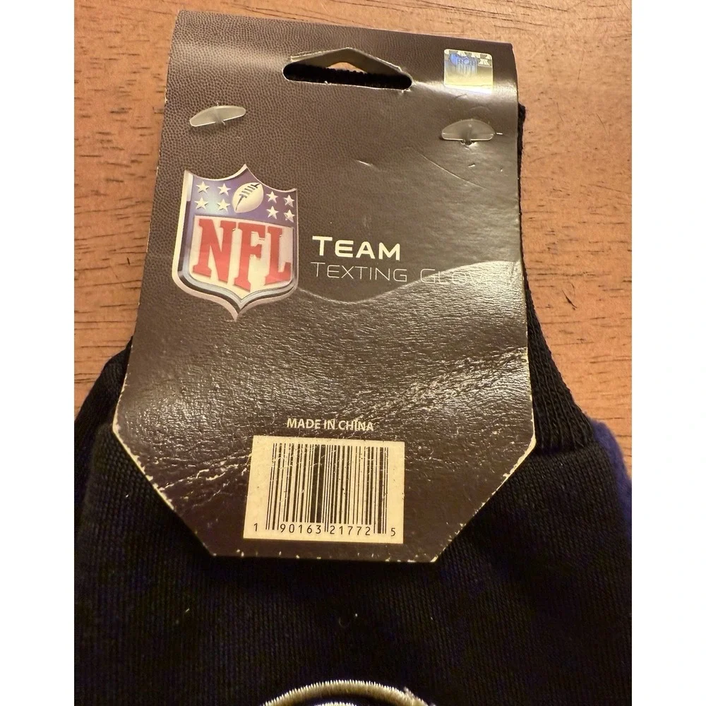 BALTIMORE‎ RAVENS Two Tone Texting Gloves  Touchscreen Compatible Adult Gloves